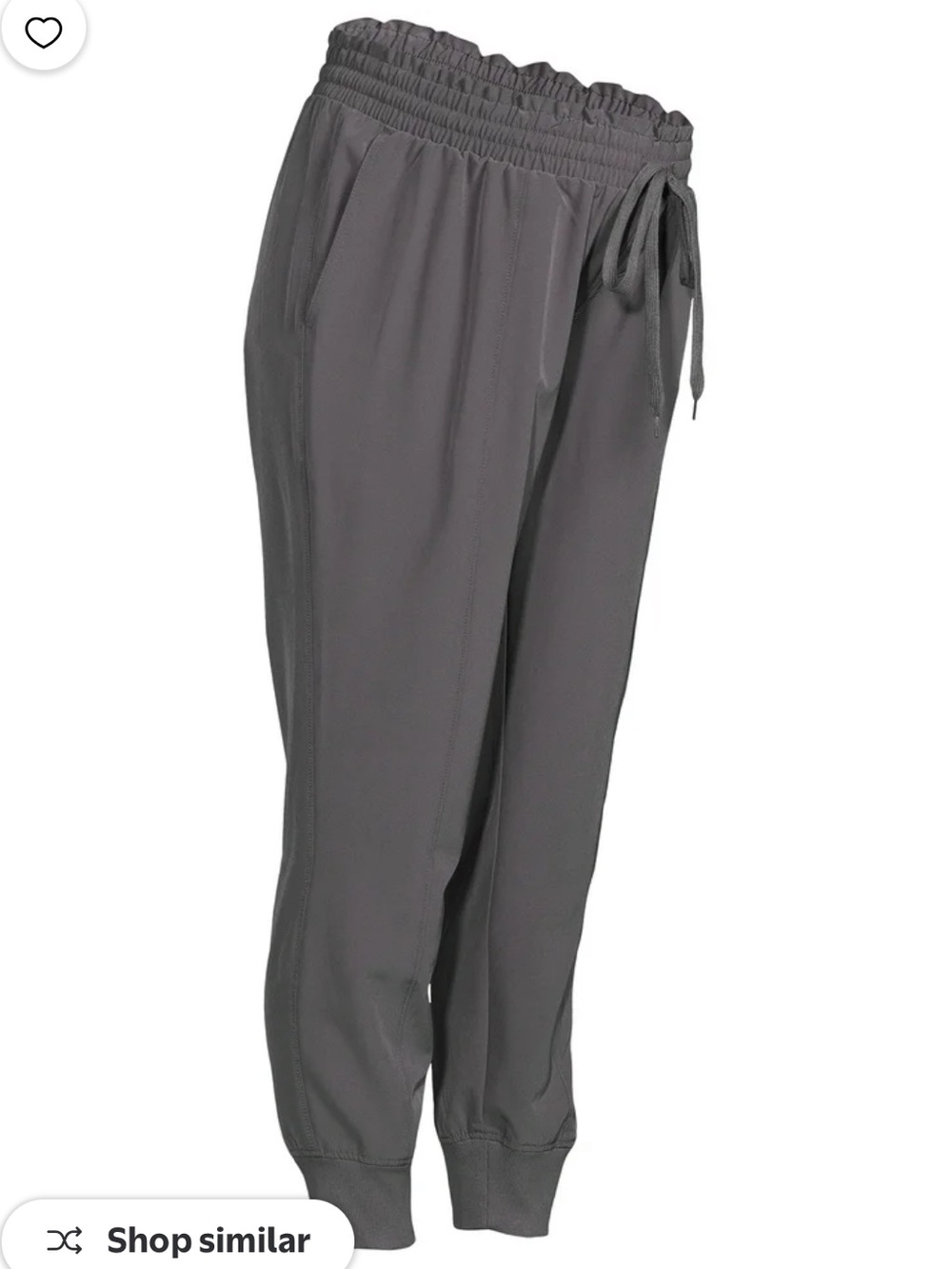 Maternity Joggers Time and Tru Maternity Drawstring Jogger Pants Size S - Picture 2 of 12